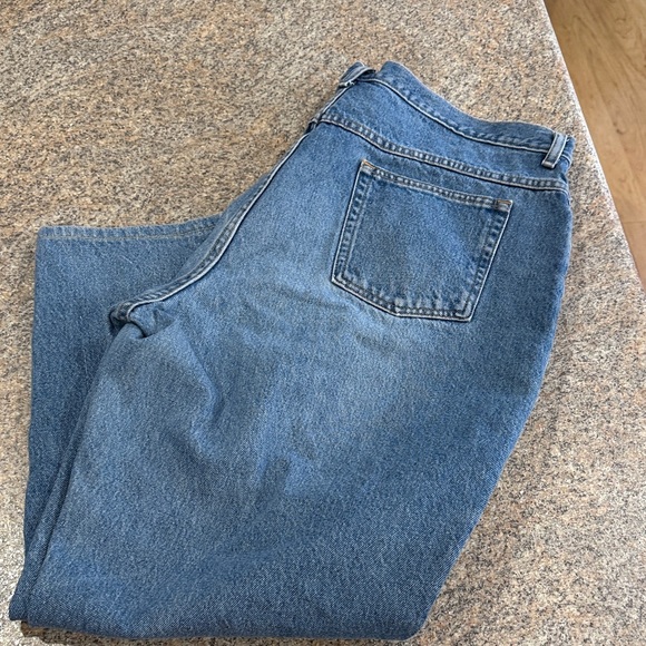 L.L. Bean original fit relaxed Classic Blue Denim Jeans size 20 - Picture 6 of 7